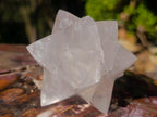 Hand Made Pearl Girasol Quartz Merkabah Star x 1 From Ambatondrazaka Madagascar