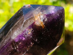 Polished Double Terminated Smokey Amethyst Window Crystal x 1 From Akansobe, Madagascar