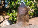 Polished Highly Reflective Large Smokey Quartz Display Crystal x 1 From Madagascar