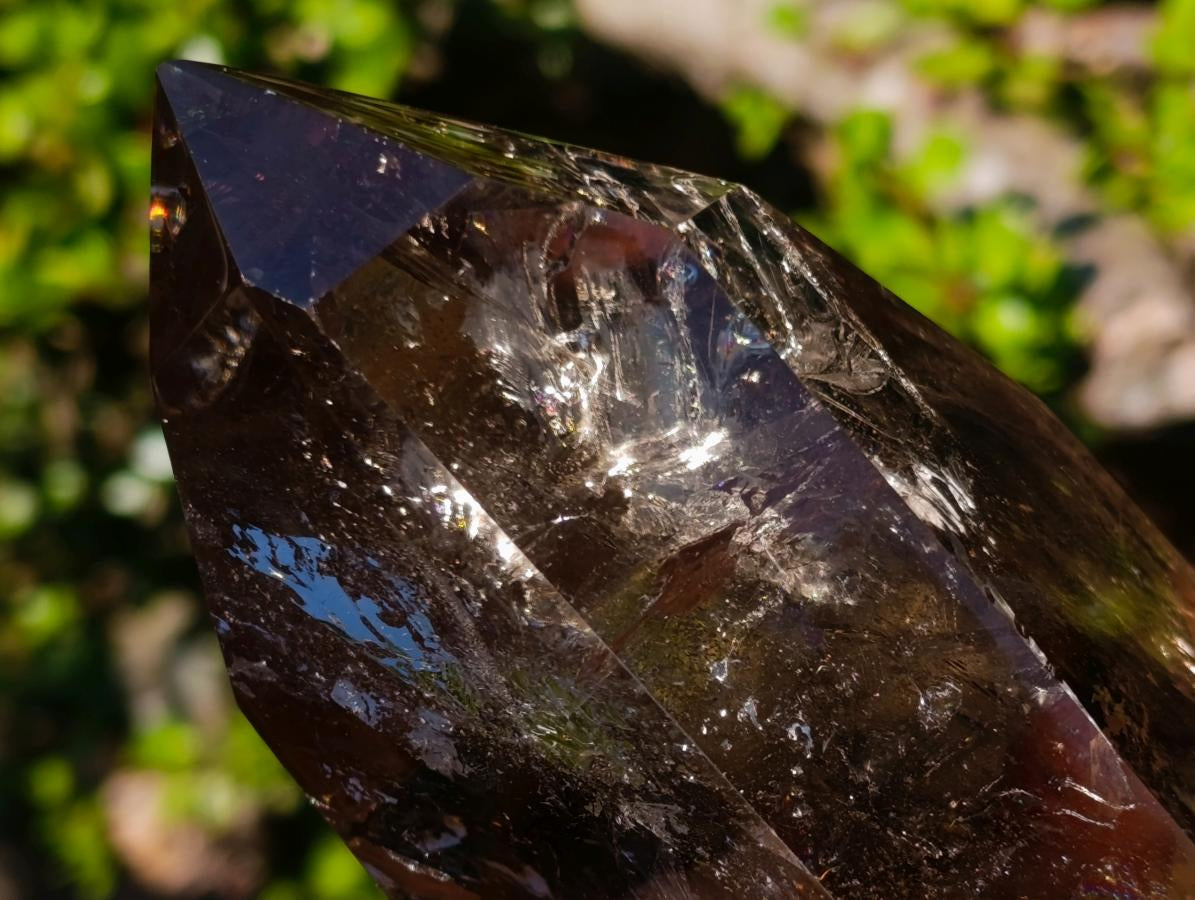 Polished Highly Reflective Large Smokey Quartz Display Crystal x 1 From Madagascar