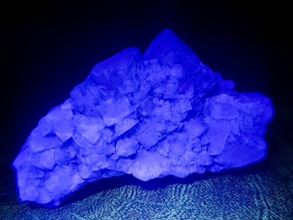 Natural Mix Set of 12 African Minerals, Crystals and Fossils in a Wooden Display Box x 1 From Southern Africa