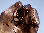 Polished Twin Sceptre Smokey Window Quartz Crystal x 1 From Akansobe, Madagascar