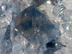 Natural Large Blue Celestite Geode Specimen x 1 From Sakoany Madagascar