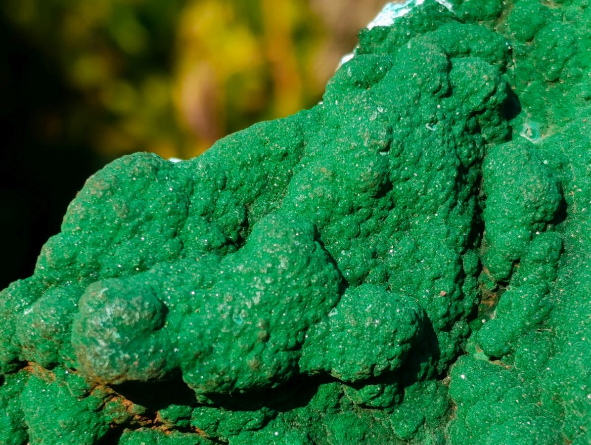 Natural Exquisite Botryoidal Malachite Crystal Plate Specimen x 1 From Kolwezi, Congo