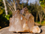Polished Exquisite Smokey Citrine Crystal Cluster x 1 From Akansobe, Madagascar