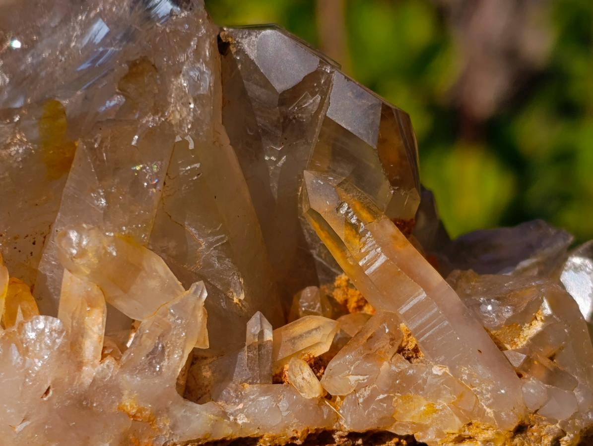 Polished Exquisite Smokey Citrine Crystal Cluster x 1 From Akansobe, Madagascar