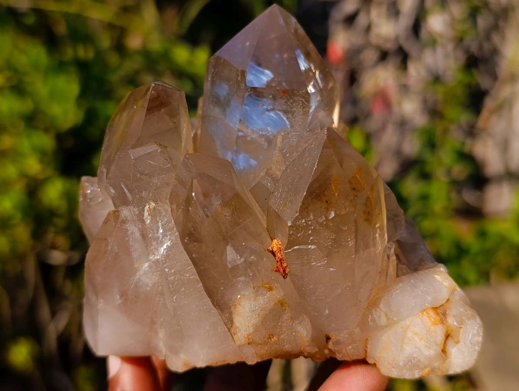 Polished Exquisite Smokey Citrine Crystal Cluster x 1 From Akansobe, Madagascar