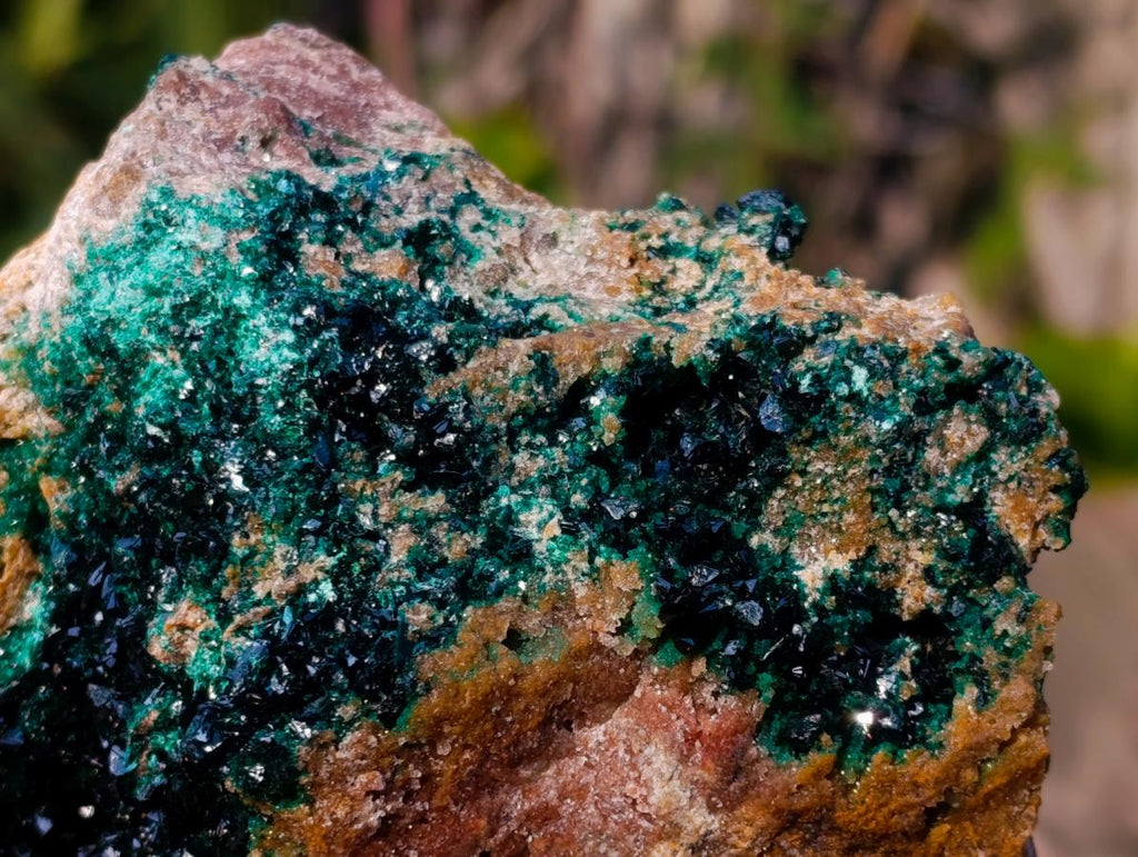 Natural Cabinet Size Crystalline Malachite Specimen x 1 From Tenke Fungurume, Congo