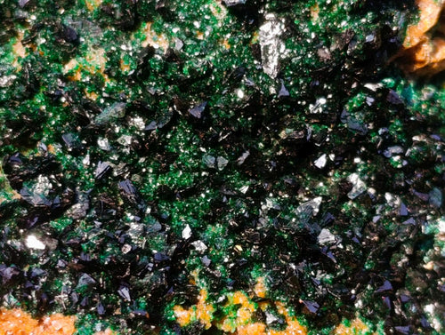 Natural Cabinet Size Crystalline Malachite Specimen x 1 From Tenke Fungurume, Congo
