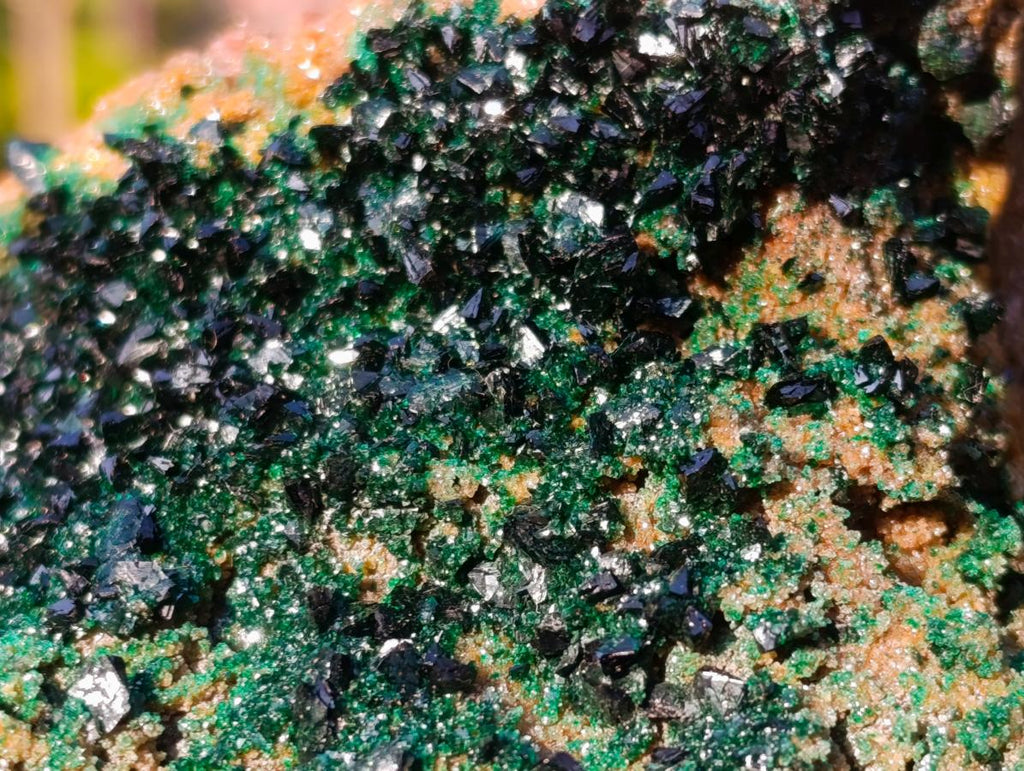 Natural Cabinet Size Crystalline Malachite Specimen x 1 From Tenke Fungurume, Congo