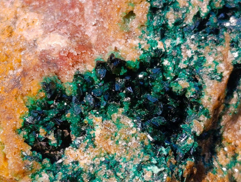 Natural Cabinet Size Crystalline Malachite Specimen x 1 From Tenke Fungurume, Congo