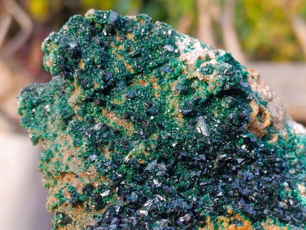Natural Cabinet Size Crystalline Malachite Specimen x 1 From Tenke Fungurume, Congo