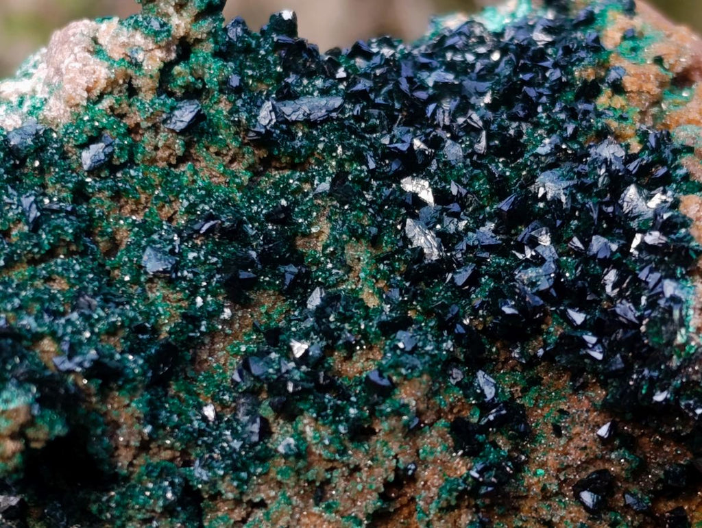 Natural Cabinet Size Crystalline Malachite Specimen x 1 From Tenke Fungurume, Congo