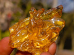 Natural Mix Set of 24 African Minerals and Crystals in a Black Wooden Display Case x 1 From Southern Africa