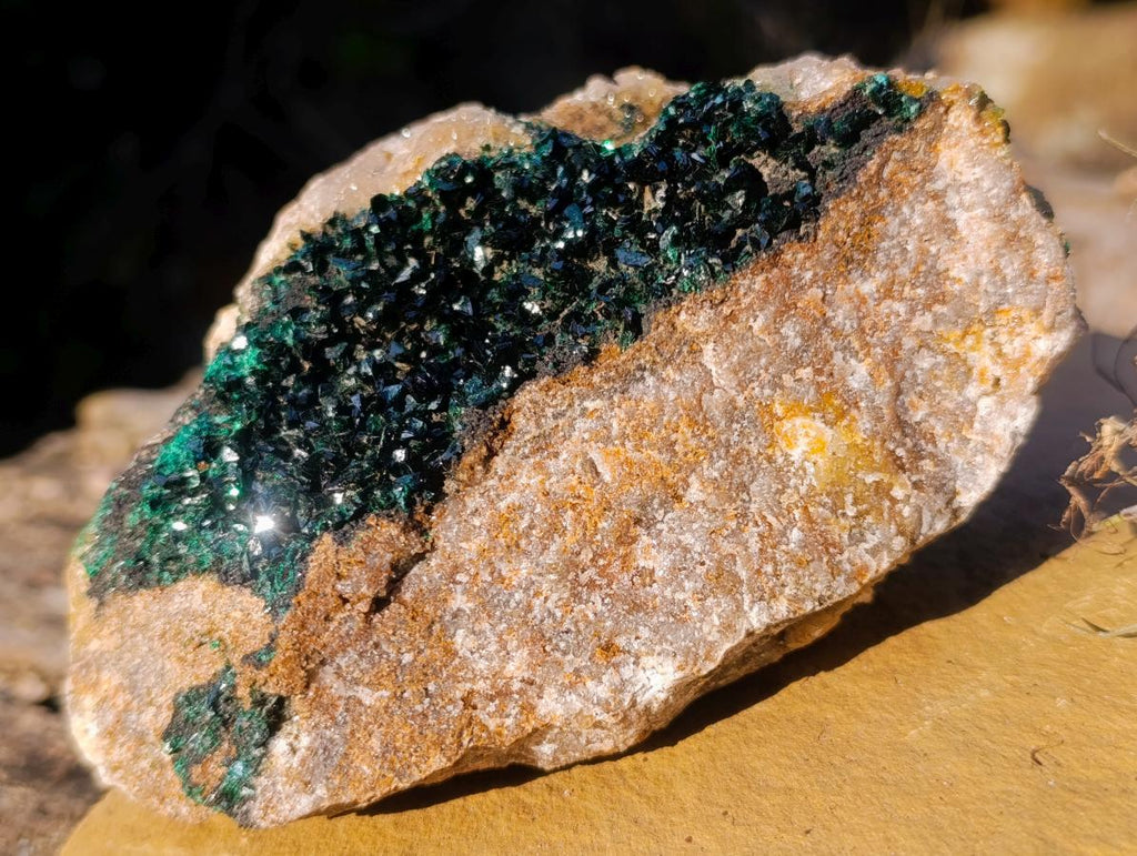 Natural Cabinet Size Crystalline Malachite Specimen x 1 From Tenke Fungurume, Congo