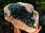 Natural Cabinet Size Crystalline Malachite Specimen x 1 From Tenke Fungurume, Congo
