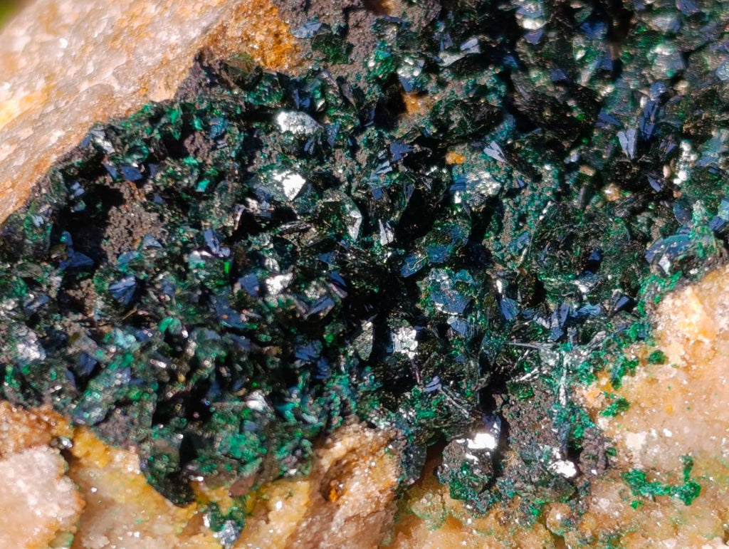 Natural Cabinet Size Crystalline Malachite Specimen x 1 From Tenke Fungurume, Congo