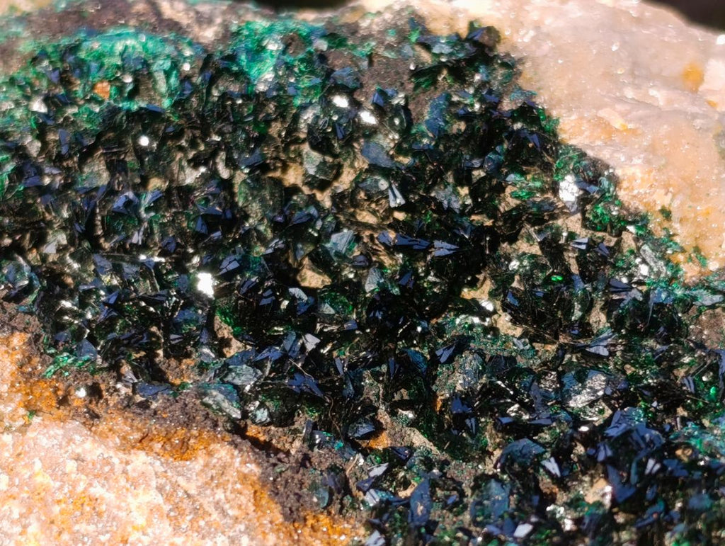 Natural Cabinet Size Crystalline Malachite Specimen x 1 From Tenke Fungurume, Congo