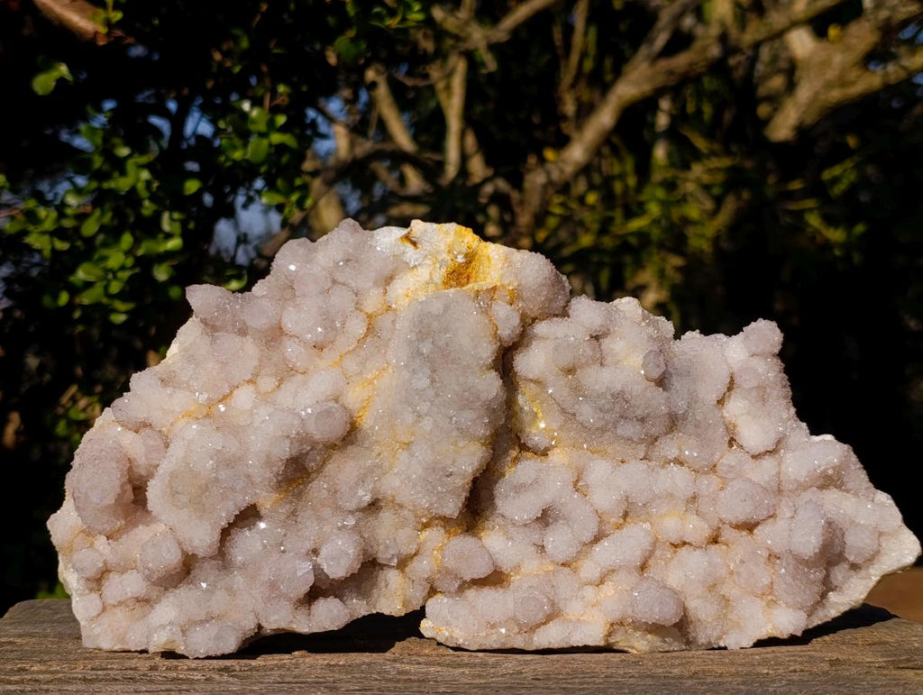 Natural Large White Drusy Spirit Quartz Crystal Plate Specimen x 1 From Boekenhouthoek, South Africa