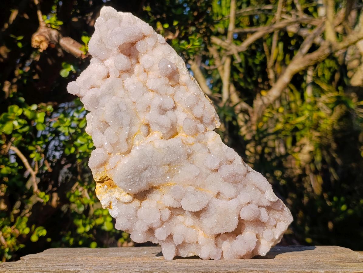 Natural Large White Drusy Spirit Quartz Crystal Plate Specimen x 1 From Boekenhouthoek, South Africa