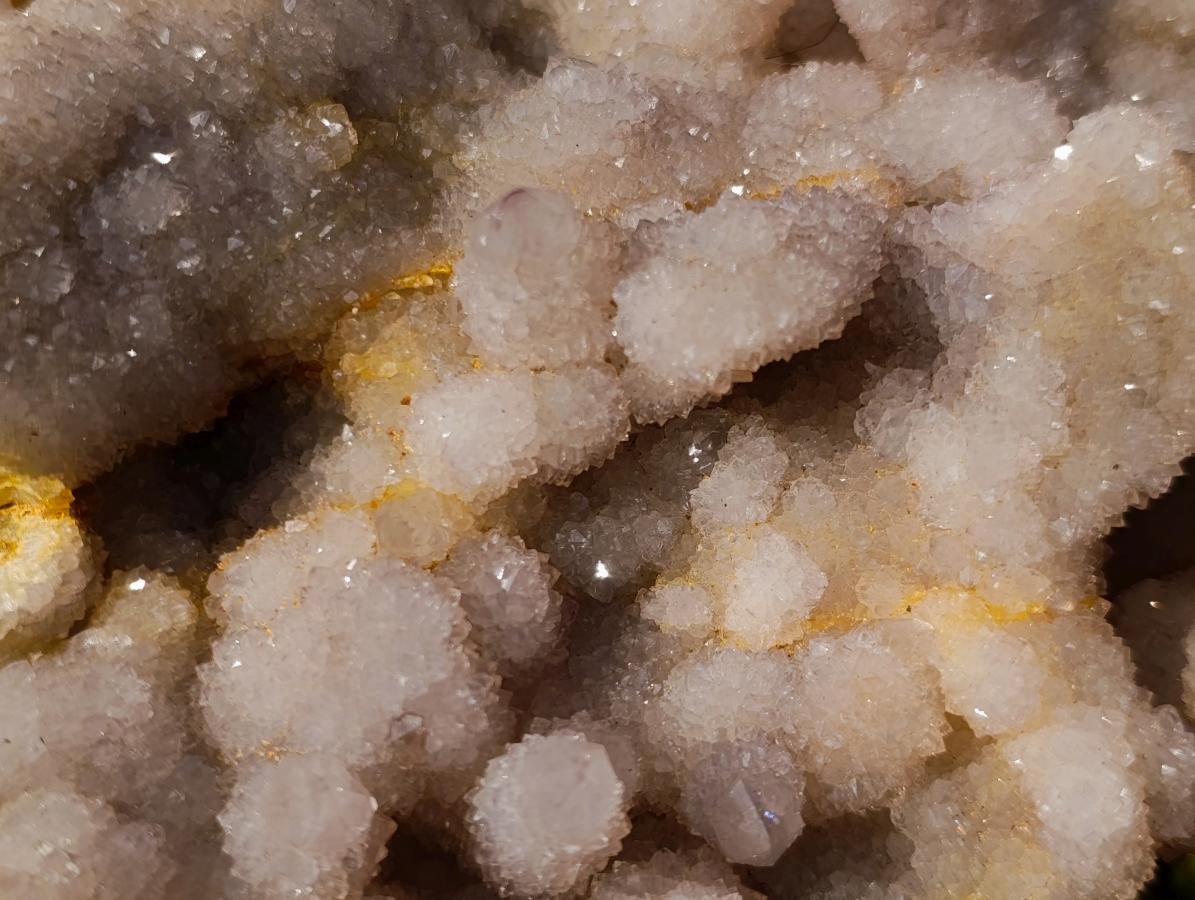 Natural Large White Drusy Spirit Quartz Crystal Plate Specimen x 1 From Boekenhouthoek, South Africa