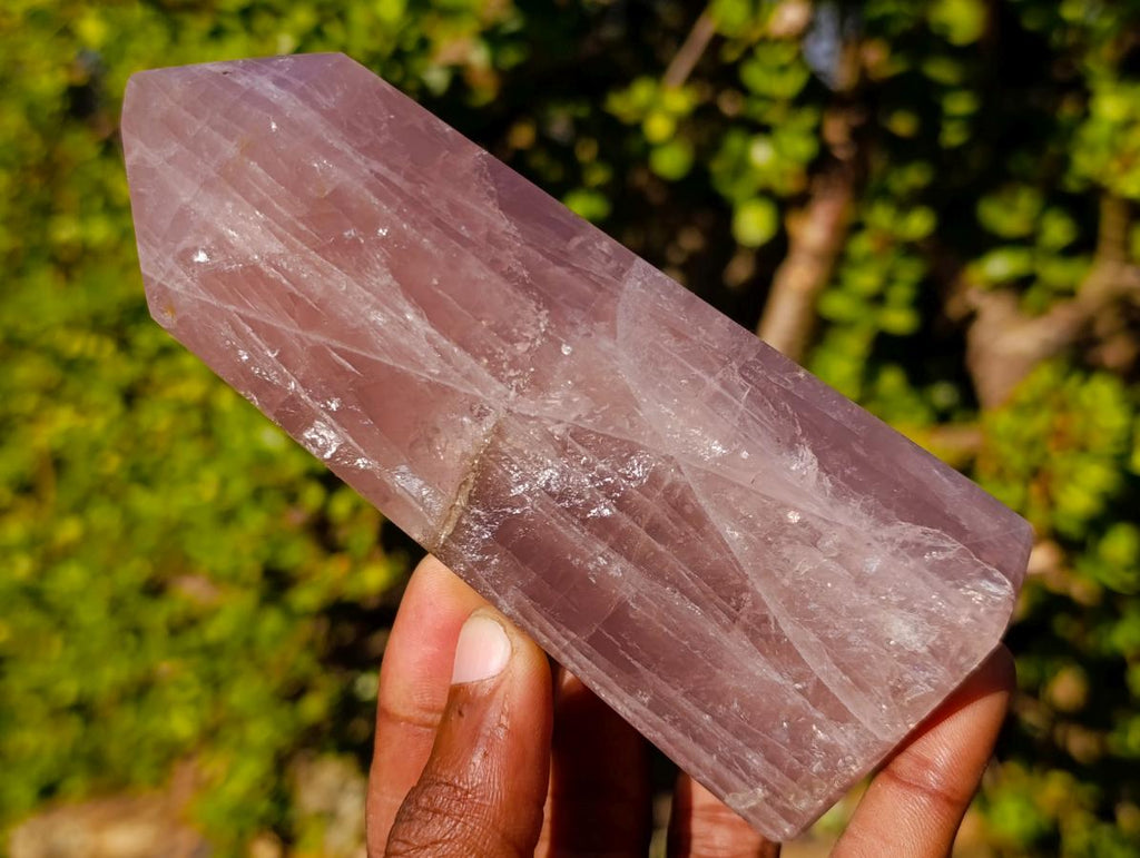Polished Gemmy Lavender Display Crystal x 1 From Ambatondrazaka Madagascar