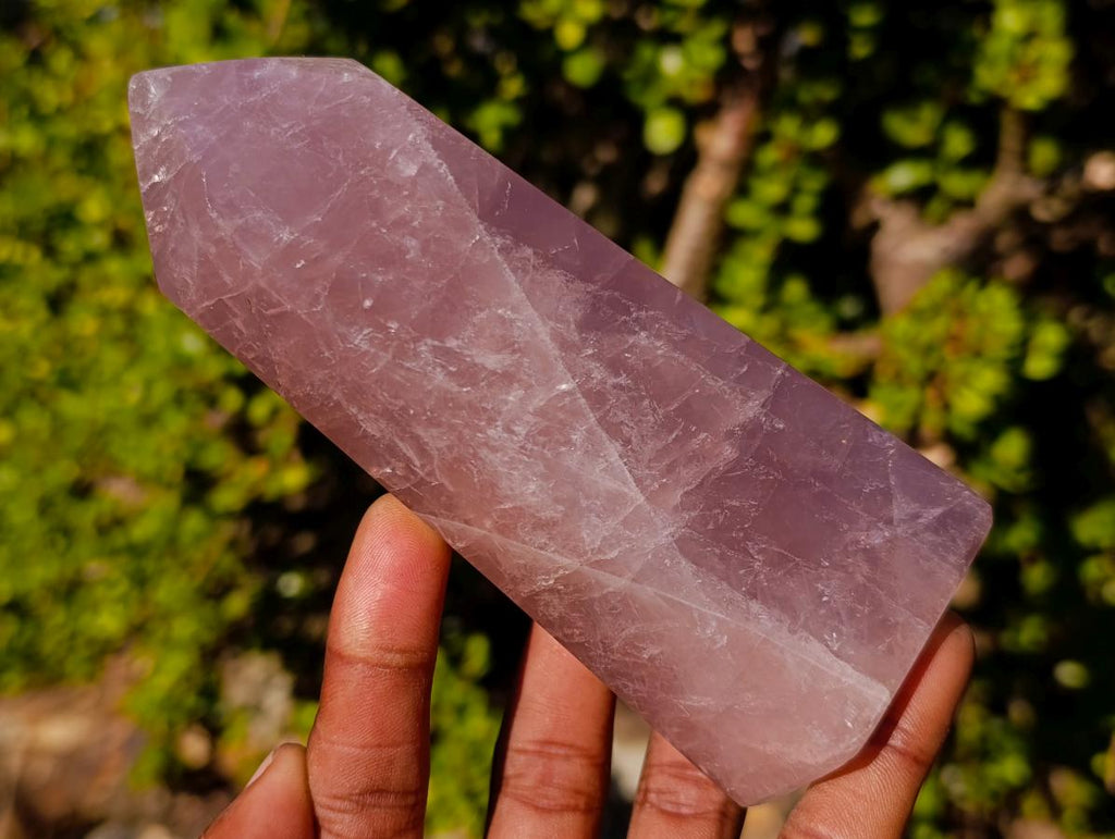 Polished Gemmy Lavender Display Crystal x 1 From Ambatondrazaka Madagascar