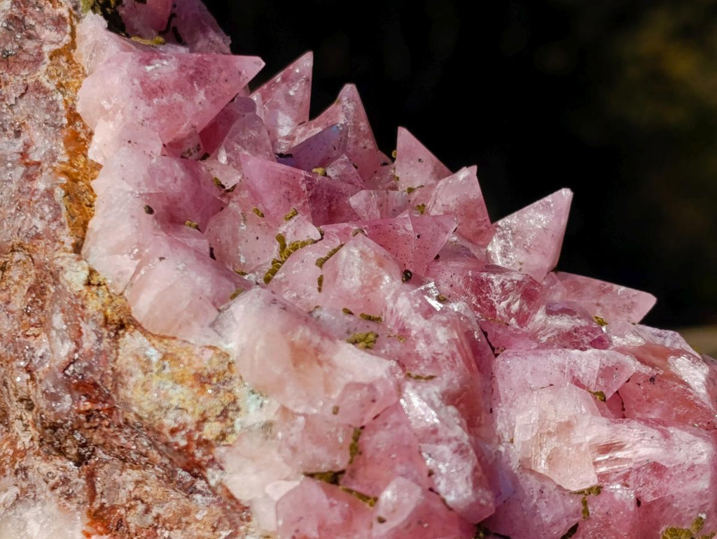 Natural Large Super Rare Cobaltoan Rhodocalcite Specimen x 1 From Mashamba West Mine, Congo