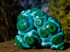Polished "Eye" Ring Patterned Malacolla Specimen x 1 From Kulukuluku, Congo