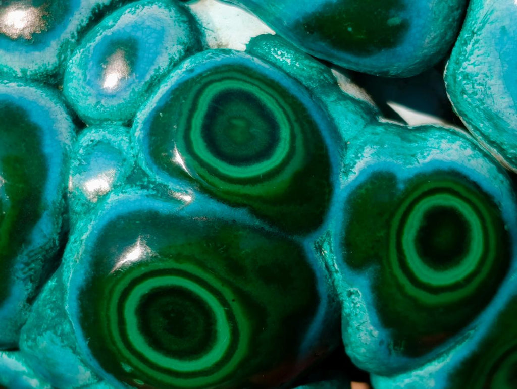 Polished "Eye" Ring Patterned Malacolla Specimen x 1 From Kulukuluku, Congo