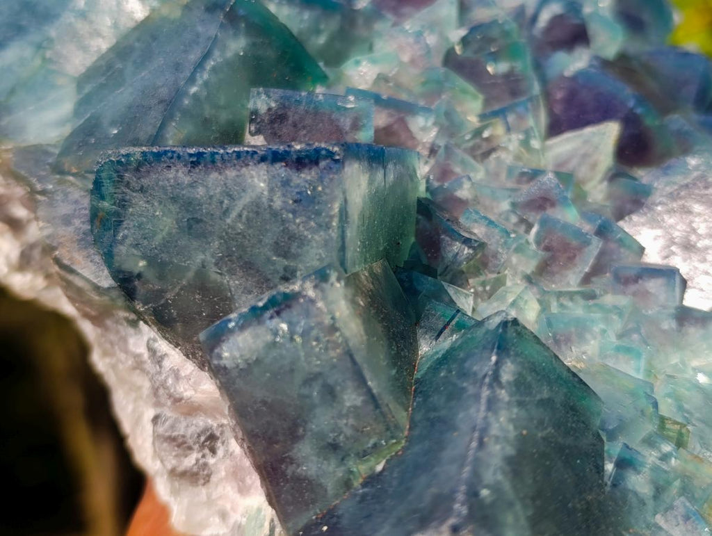 Natural XL Cubic Fluorite Specimen x 1 From Mandrosonoro Madagascar