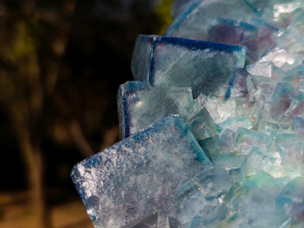 Natural XL Cubic Fluorite Specimen x 1 From Mandrosonoro Madagascar