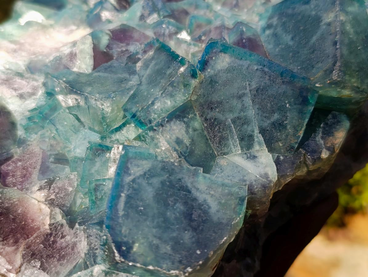 Natural XL Cubic Fluorite Specimen x 1 From Mandrosonoro Madagascar