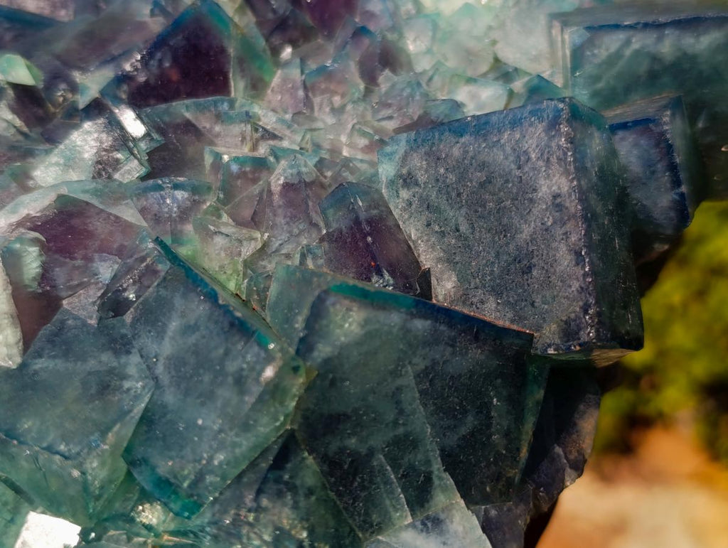 Natural XL Cubic Fluorite Specimen x 1 From Mandrosonoro Madagascar