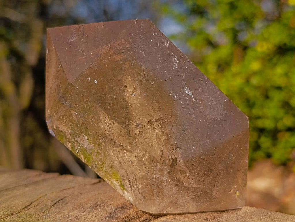 Polished Double Terminated Smokey Quartz Crystal x 1 From Madagascar