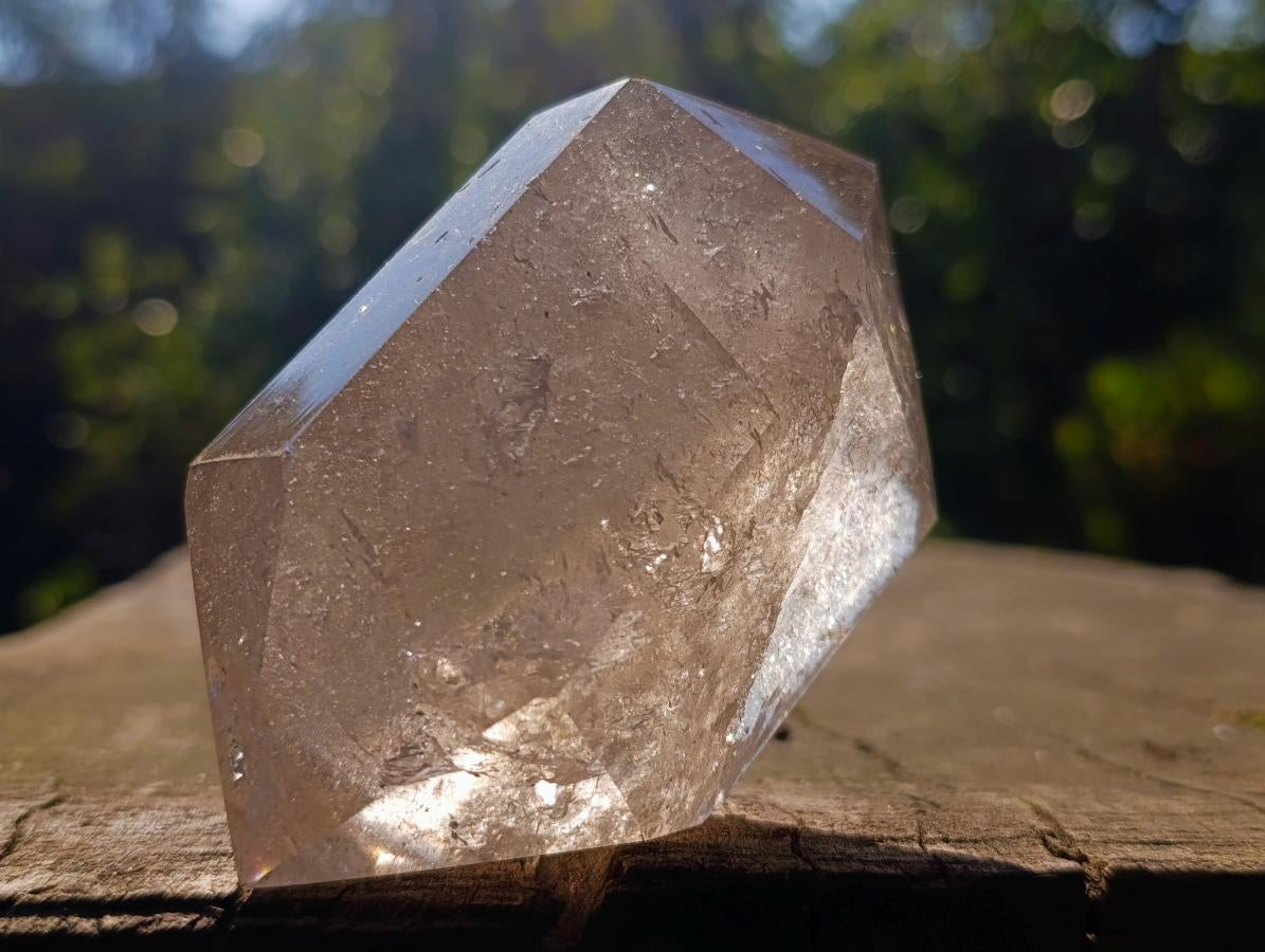 Polished Double Terminated Smokey Quartz Crystal x 1 From Madagascar