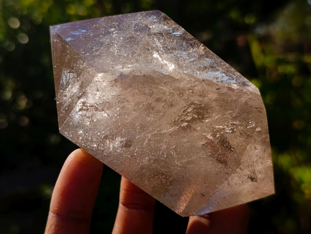 Polished Double Terminated Smokey Quartz Crystal x 1 From Madagascar