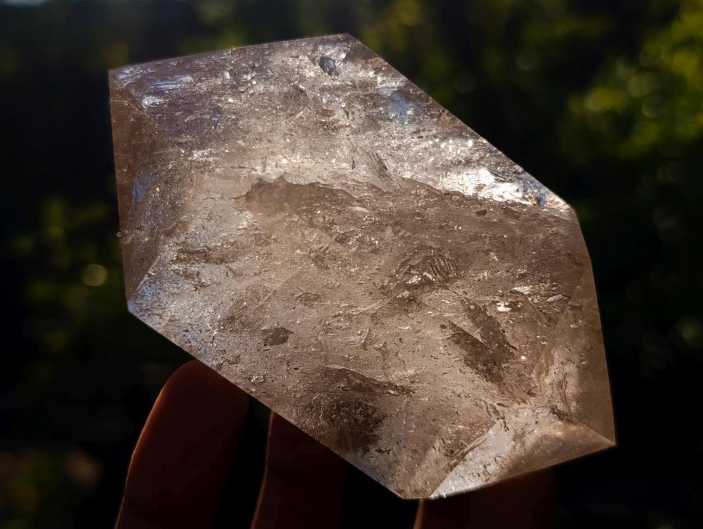 Polished Double Terminated Smokey Quartz Crystal x 1 From Madagascar