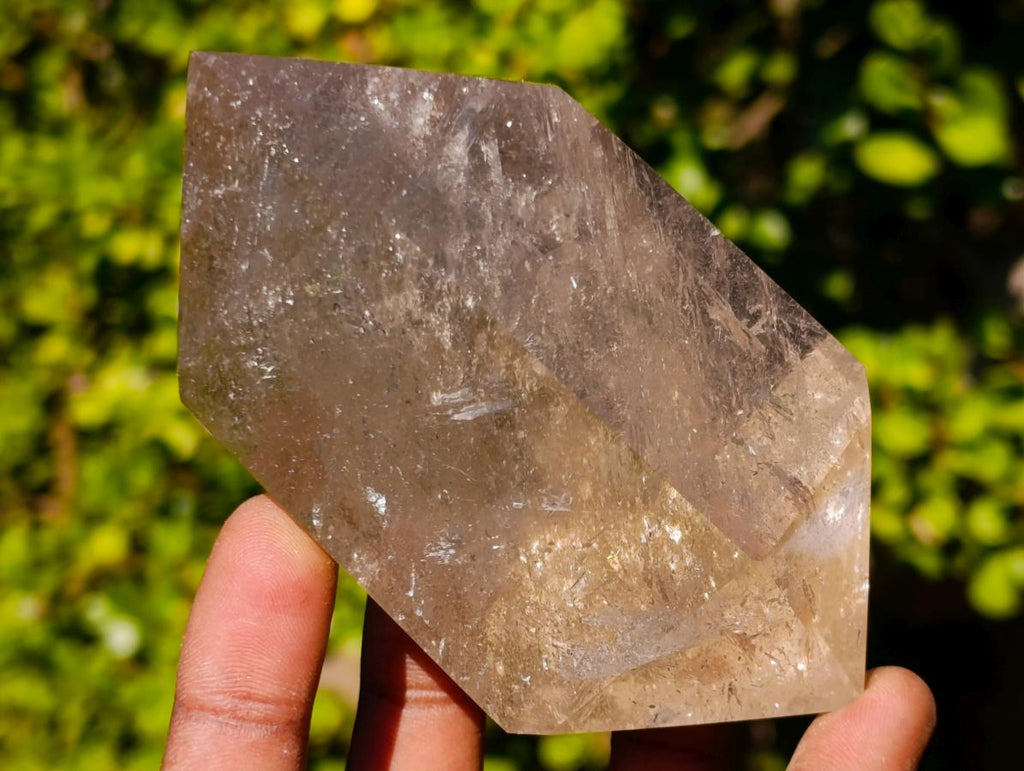 Polished Double Terminated Smokey Quartz Crystal x 1 From Madagascar