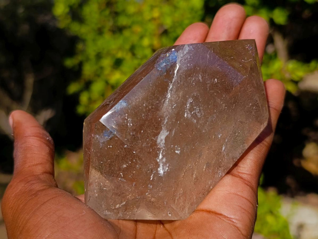 Polished Double Terminated Smokey Quartz Crystal x 1 From Madagascar
