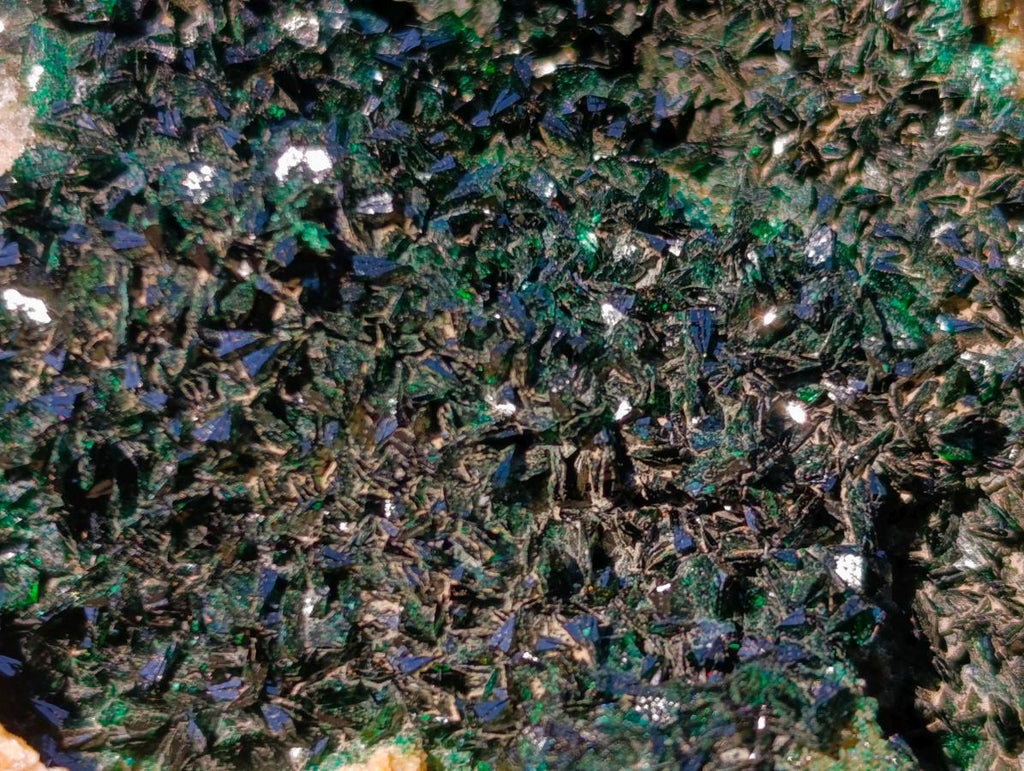 Natural Cabinet Size Rare Crystalline Malachite on Dolomite Specimen x 1 From Tenke Fungurume, Congo