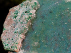 Natural Double Sided Drusy Chrysocolla and Cobaltian Dolomite Specimen x 1 From Likasi, Congo