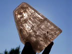 Polished Angolan Smokey Quartz Standing Free Form with Inclusions x 1 From Angola