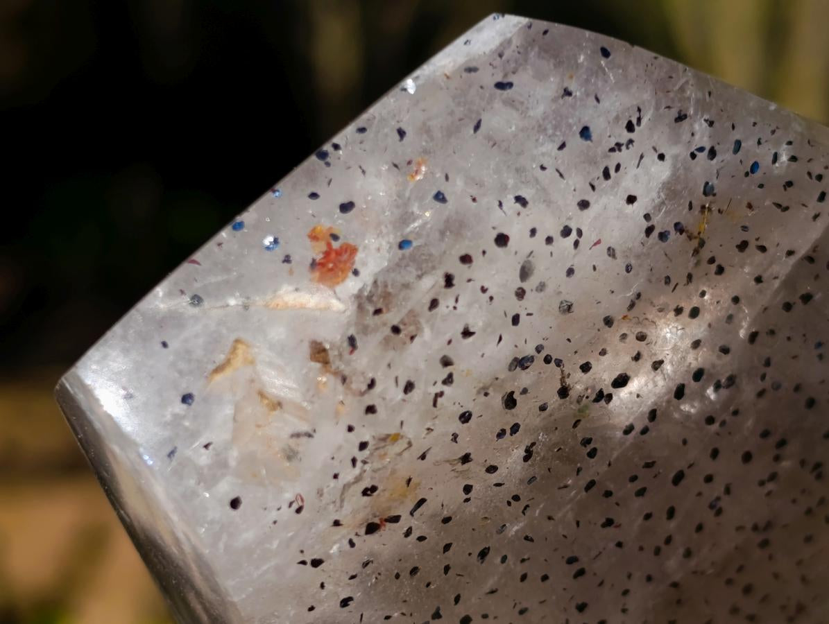 Polished Angolan Smokey Quartz Standing Free Form with Inclusions x 1 From Angola