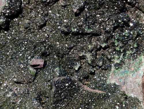 Natural Cabinet Size Libethenite on Dolomite Matrix Specimen x 1 From Kolwezi, Congo