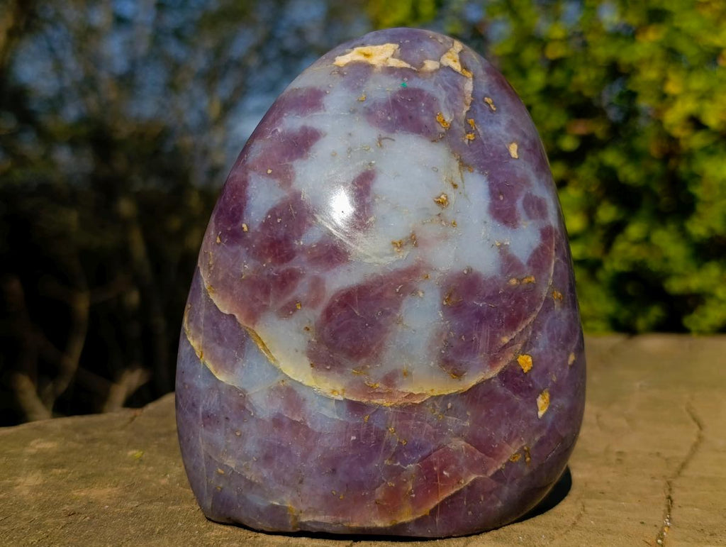 Polished Gemmy Purple "Sugi" Rose Quartz Standing Display Piece x 1 From Ambatondrazaka, Madagascar