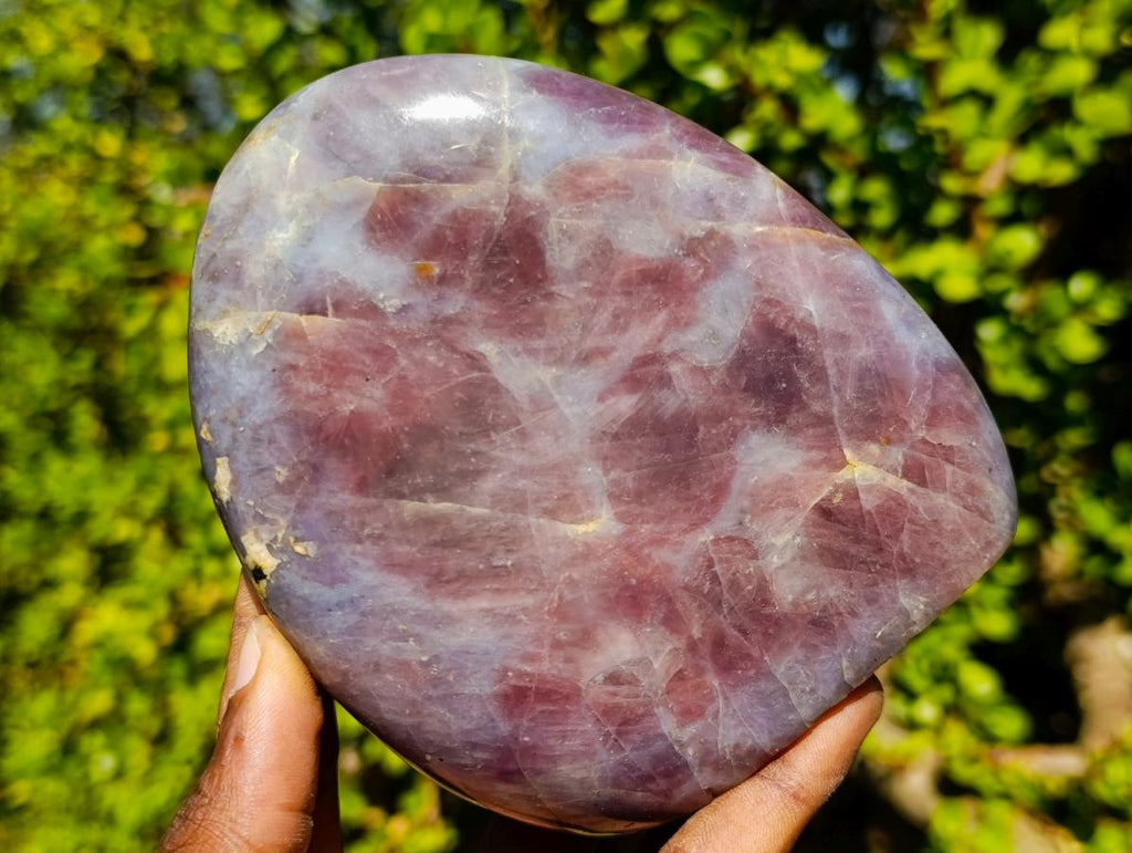 Polished Gemmy Purple "Sugi" Rose Quartz Standing Display Piece x 1 From Ambatondrazaka, Madagascar