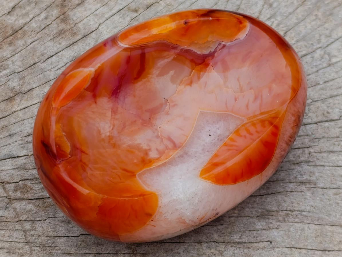 Polished Bowl and Sphere Carnelian Gemstone Set x 1 From Madagascar