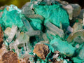 Natural Barite Crystals with Malachite Specimen on a Dolomite Matrix x 1 From Shangulowe Mine, Congo