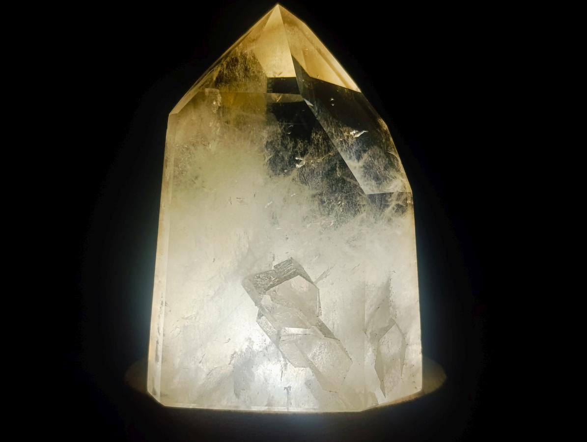 Polished Smokey Phantom Quartz Crystal x 1 From Anjozorobe, Madagascar